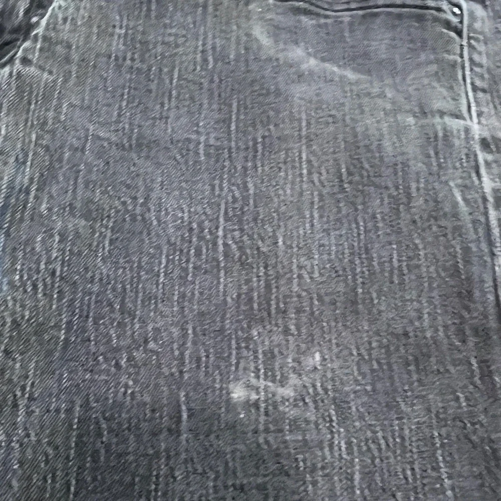 Levis 569 Loose Straight Fit Jeans‎ Mens 34x36 Black Wash Denim Pants READ